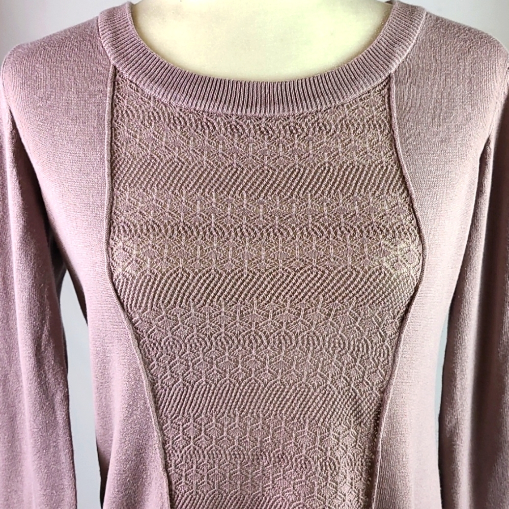 Belldini Crocheted Sweatshirt - Picture 2 of 13